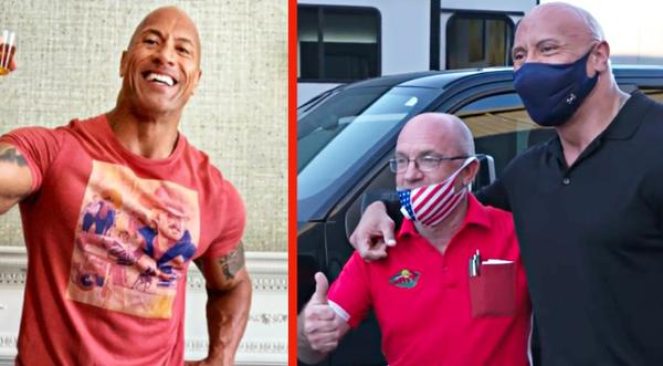 The Rock Gifts Truck To Man Who Took Him In As A Homeless Teen