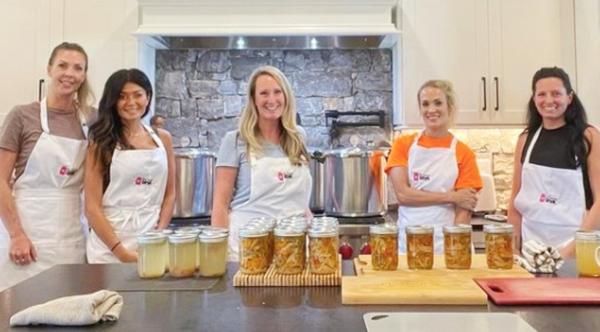 Carrie Underwood Posts Photos From Fun Day Of Canning Veggies With Friends