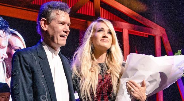 Randy Travis Makes Surprise Appearance To Honor A Tearful Carrie Underwood