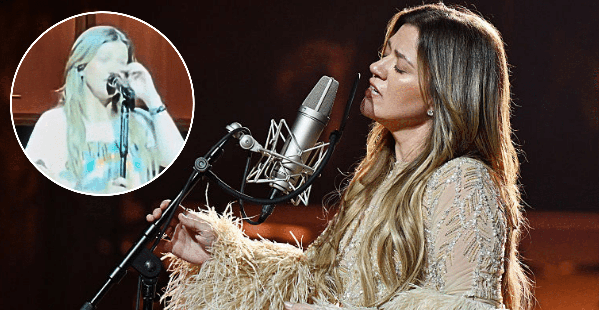 Kelly Clarkson Sheds Tears Singing Her Emotional New Rendition Of “Piece By Piece”