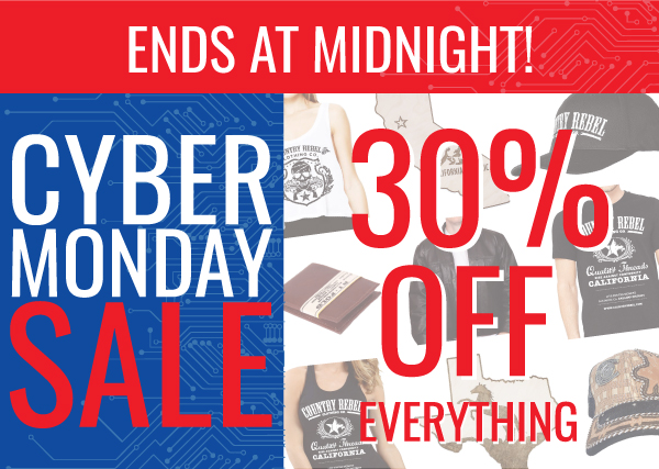 Cyber Monday Sale - 30% Off Everything