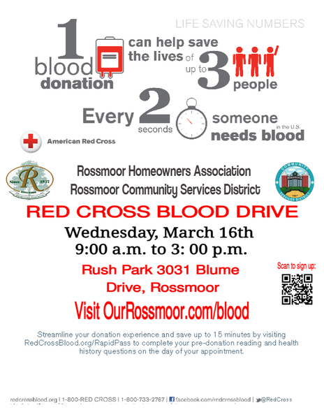 Rossmoor Blood Drive