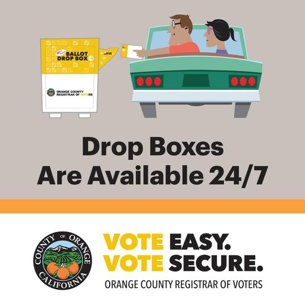 Securely Drop Off Your Ballot 24/7