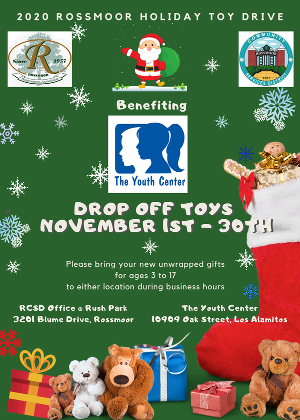 2020 Rossmoor Holiday Toy Drive