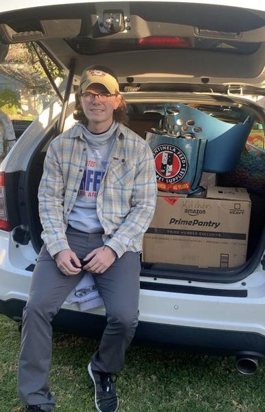 Brandon DeMarco collects and donates more than 1000 books to East LA Elementary School