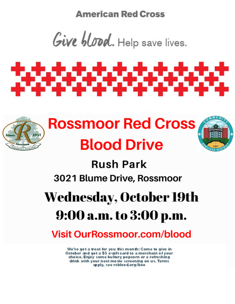 Rossmoor Red Cross Blood Drive