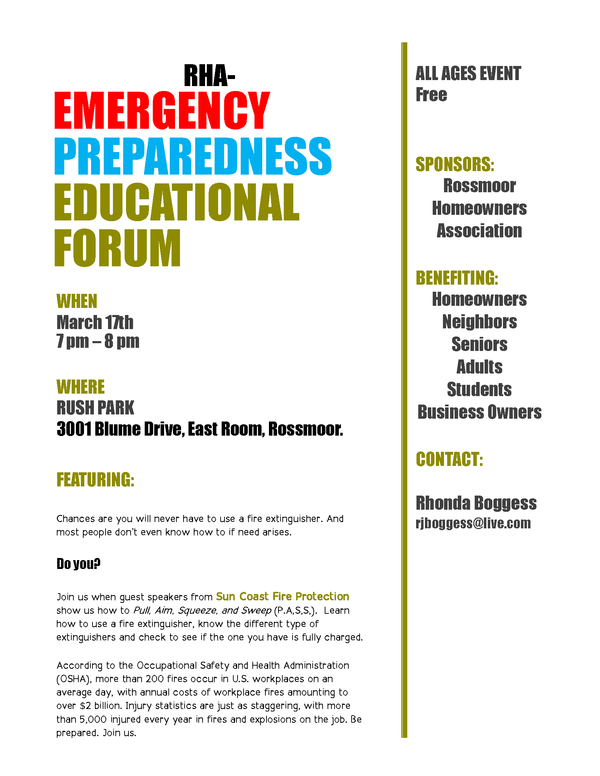 March Em Prep Forum