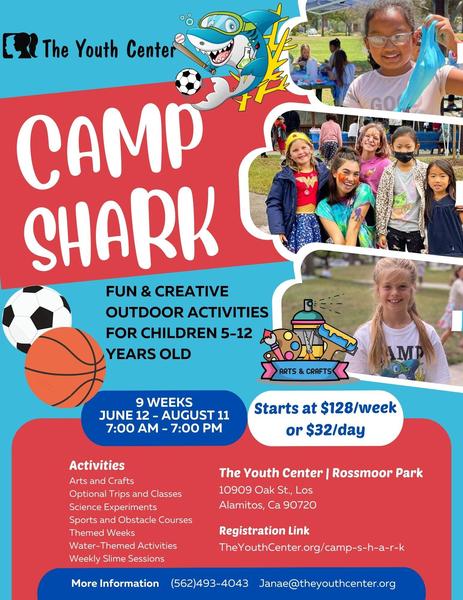 Camp Shark is open!