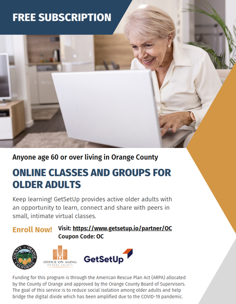 Online Classes for Older Adults