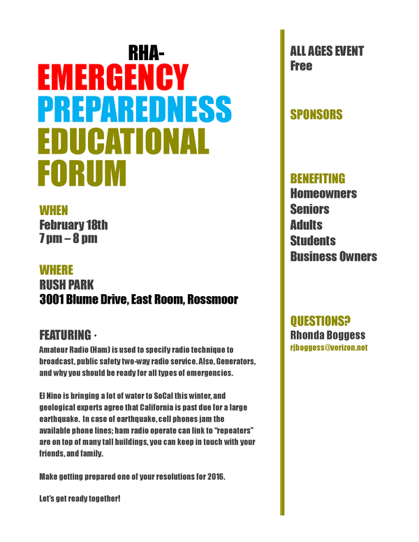 February Em Prep Forum