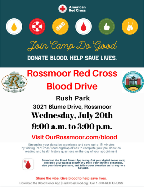 Rossmoor Red Cross Blood Drive