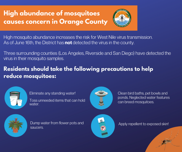 OC Vector Control Warning