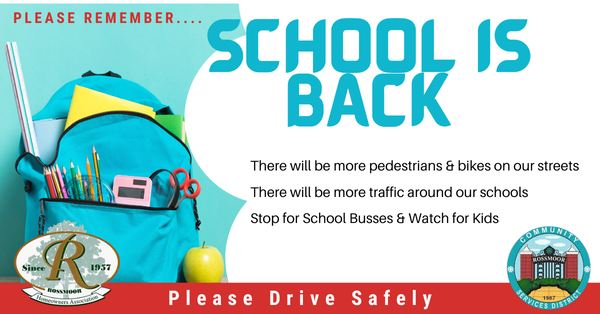 School is back...please slow down