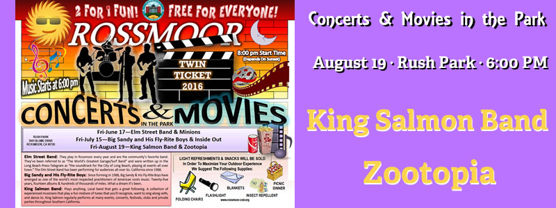Concerts In The Park - Twin Ticket Nites