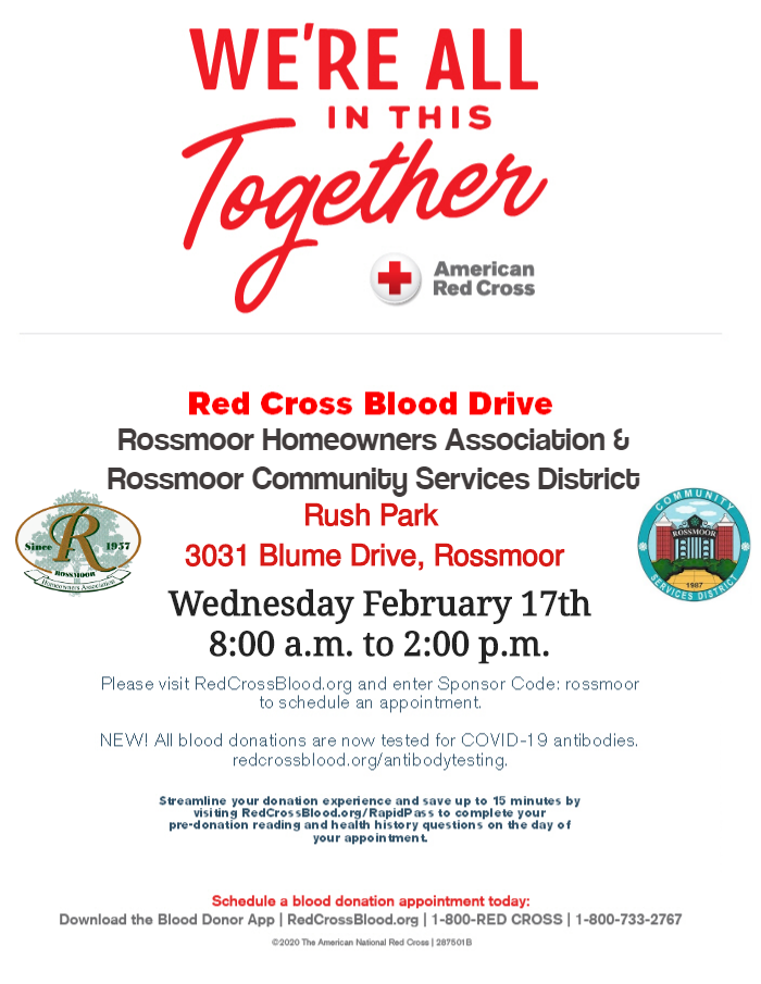 Rossmoor Blood Drive
