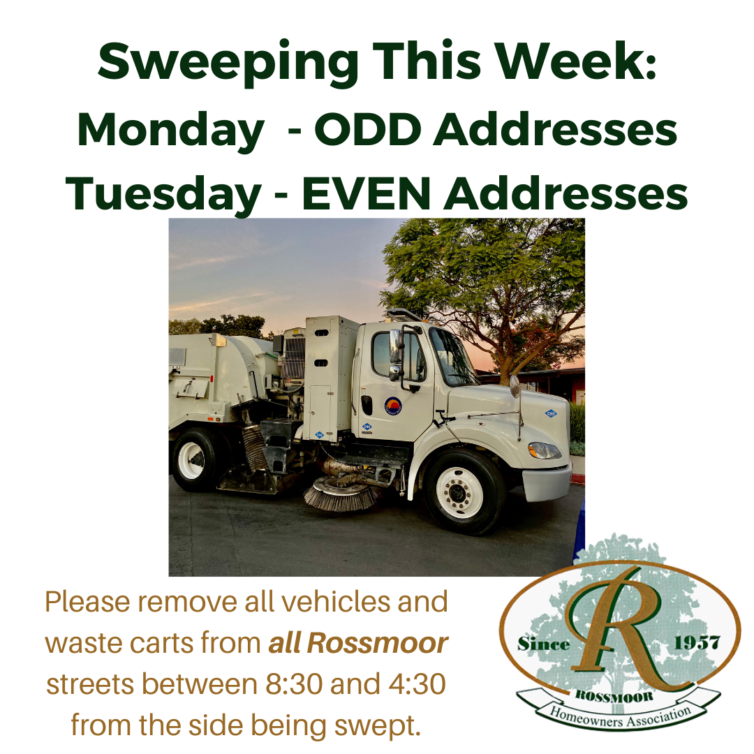 Sweeping this week