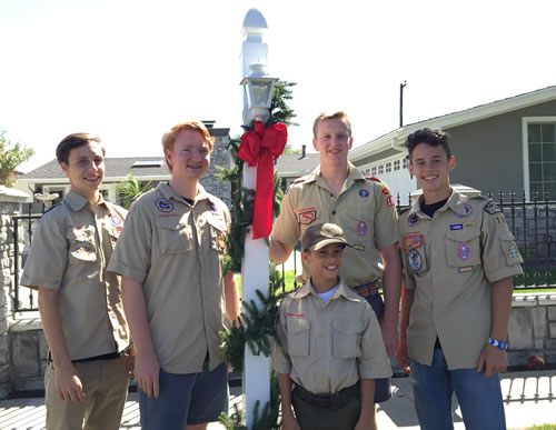 Help Scout Troop 188 and buy a Rossmoor Light Pole