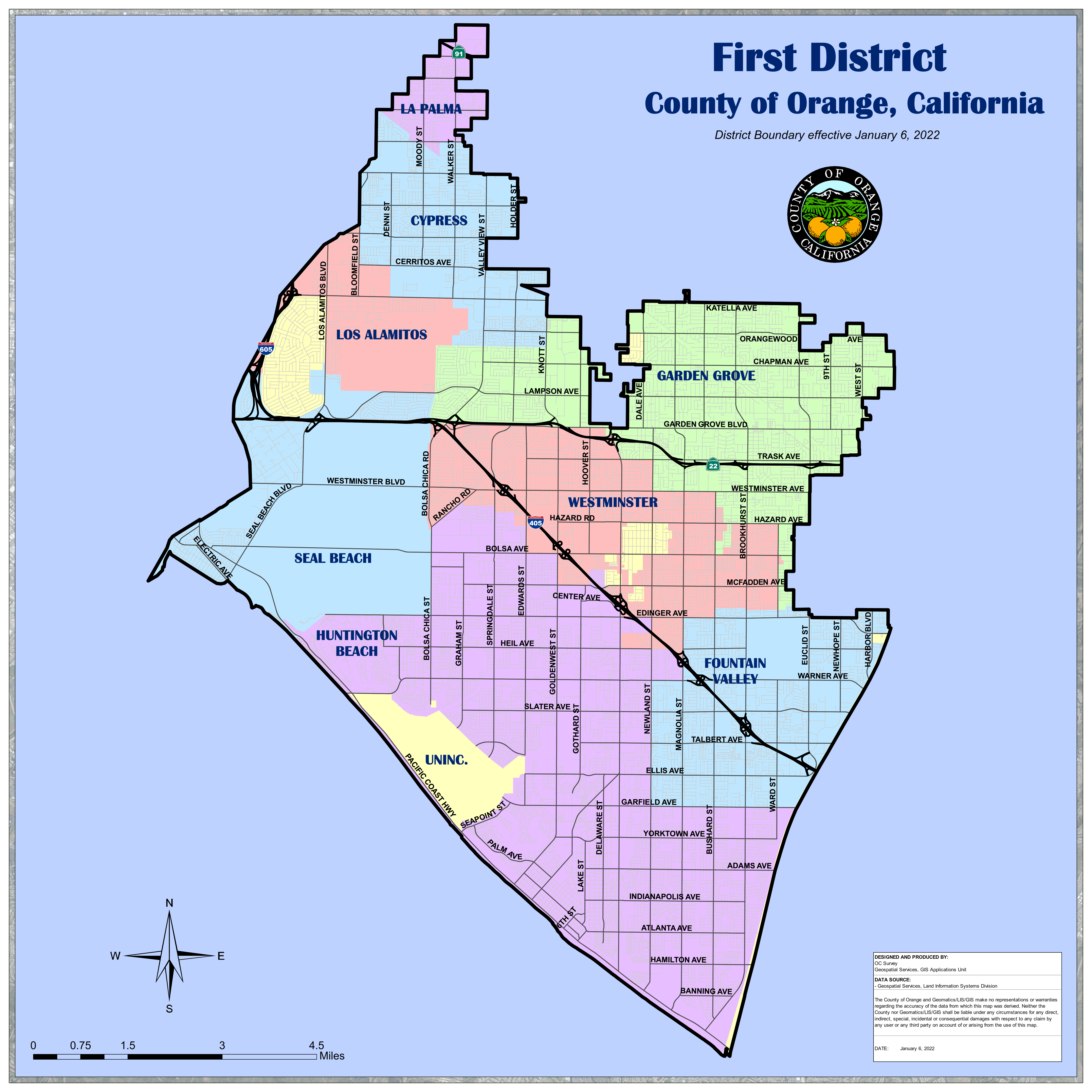 New Supervisorial District for Rossmoor