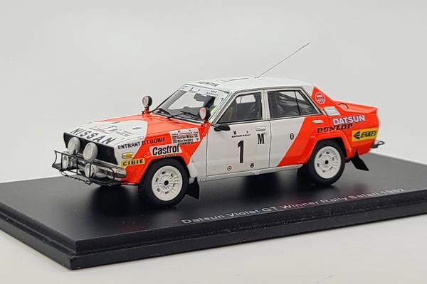 Datsun Violet GT 1982 Safari Rally Winner | 1:43 Scale Model Car by Spark