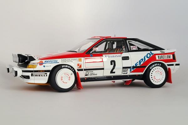 Toyota Celica GT-Four ST165 1991 Monte Carlo Rally Winner | 1:18 Scale Diecast Model Car by Kyosho | Model Citizen