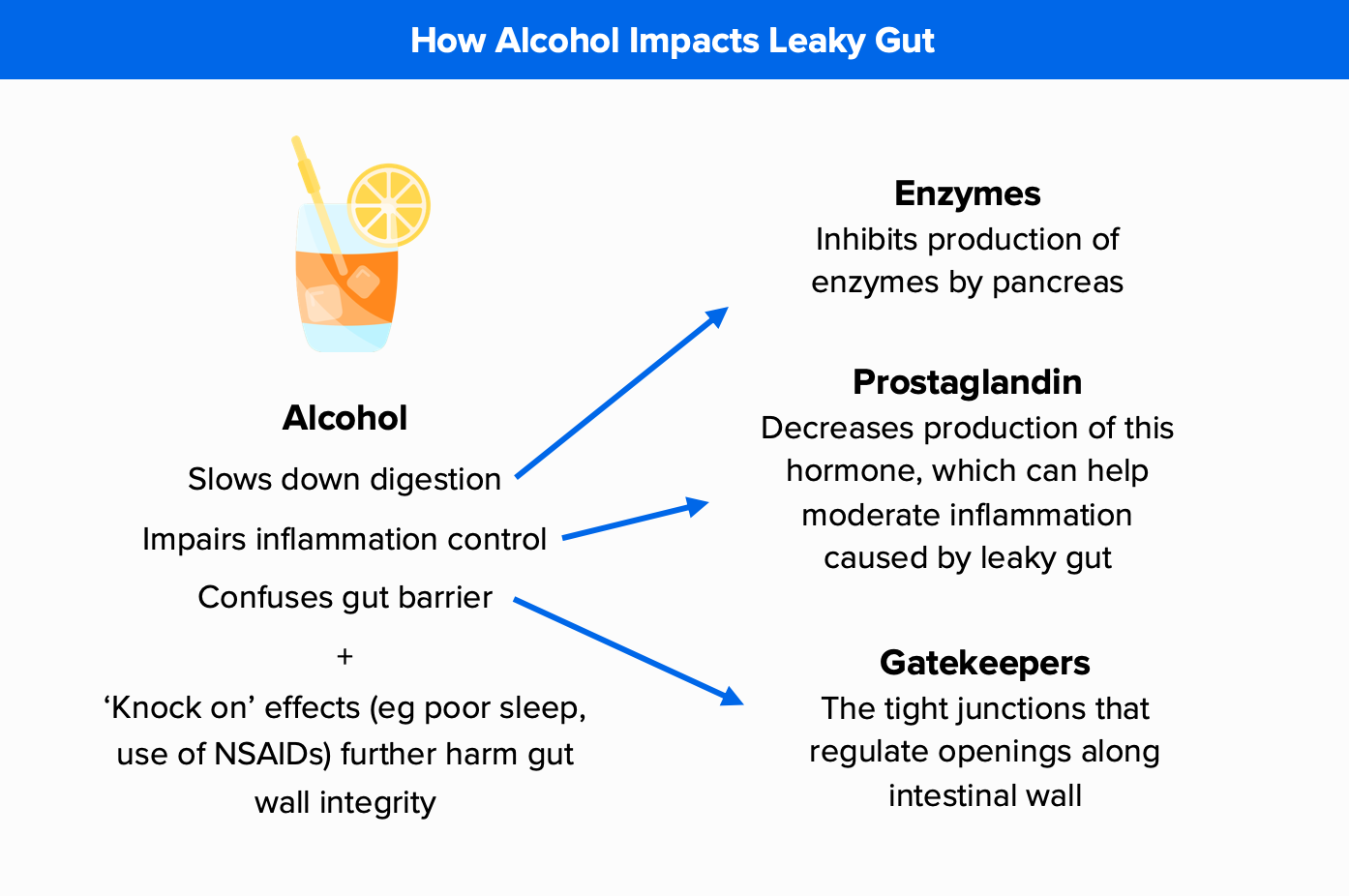 Alcohol leaky gut