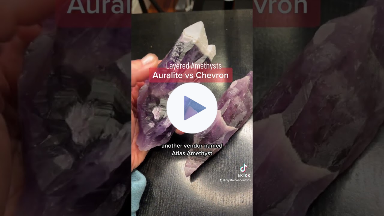 Amethyst in Layers: Auralite vs. Chevron (and more)