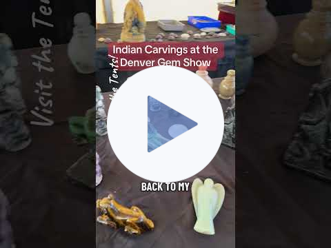 Denver Gem Show preview: tents and Indian sculpture (#denver #gemshow)