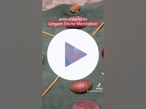 Lingam Stone Meditation Layout (#crystals #lingam #meditation)