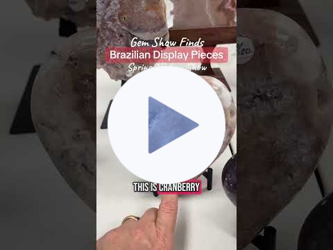 Gem Show Finds: Brazilian Display Pieces (#gemshow #crystalconcentrics)
