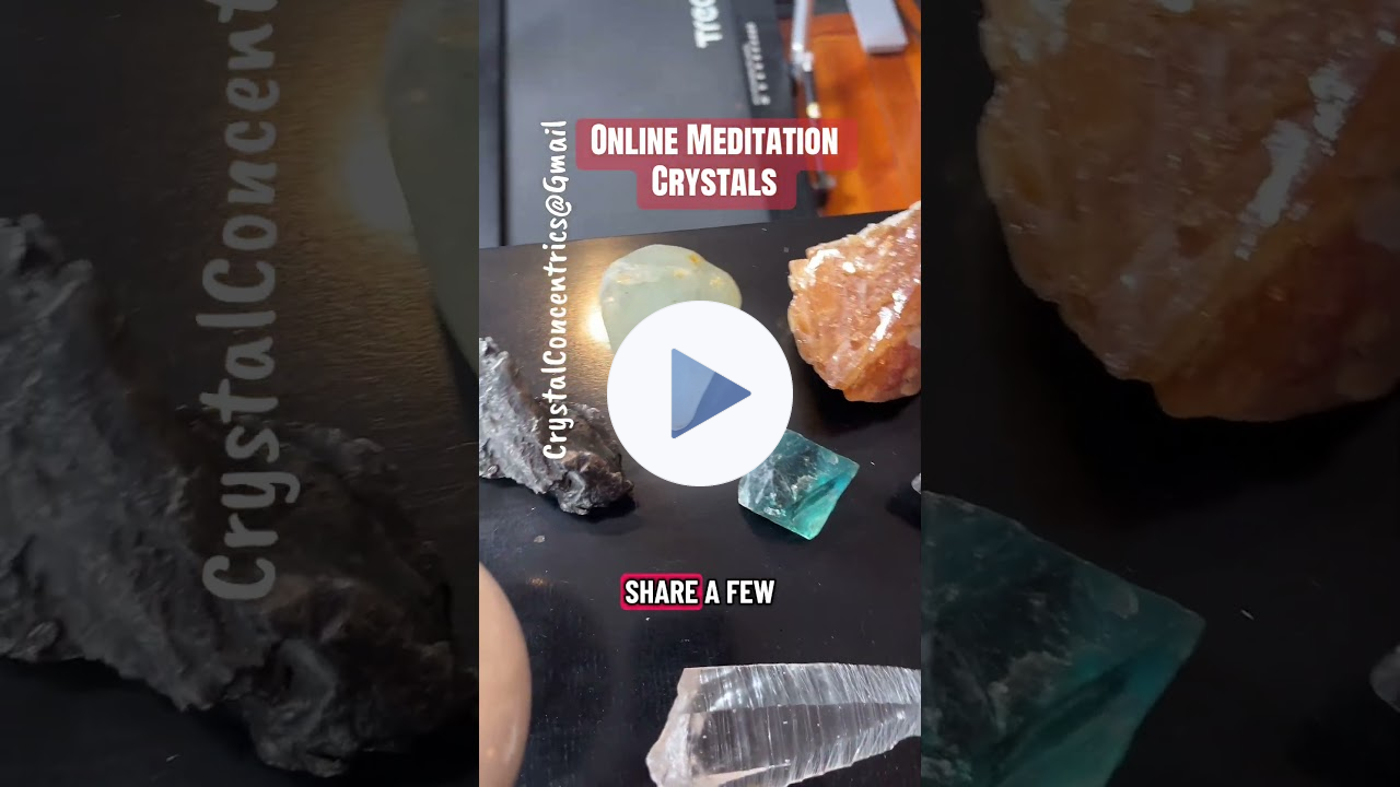 Meditation CRYSTALS (#crystalconcentrics #crystalmeditation)
