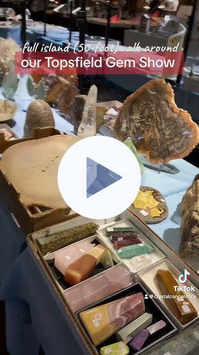 Topsfield Gem Show (quik view) #crystals #gemshow #crystalshop