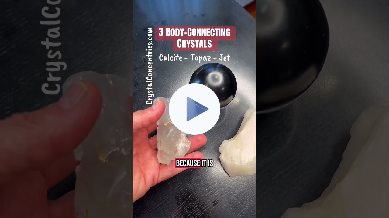 3 Crystals for Connecting to your Body (#crystalconcentrics #healingcrystals #meditation)