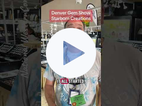 Denver Gem Show '25: Starborn Creations owner insight (#gemshow #crystals)