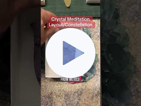 Crystal Meditation Layout (#crystalconcentrics #meditation)