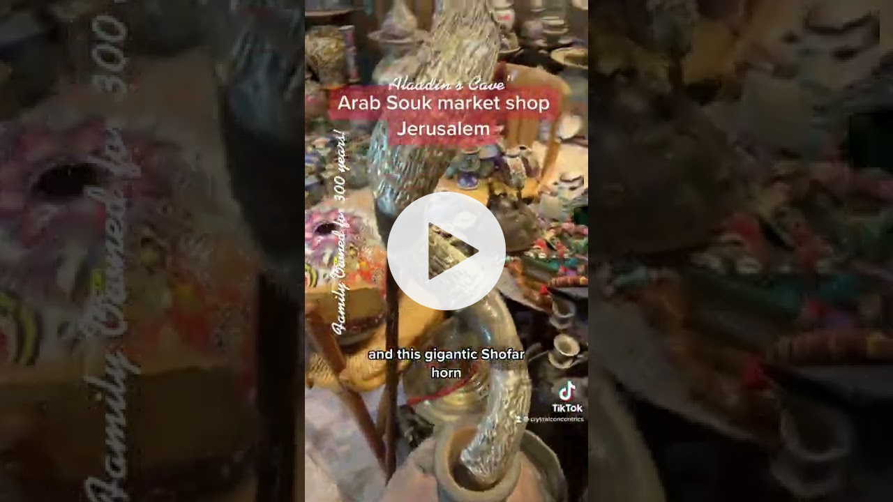 Jewelry Treasures Bazaar (Arab market shop, Jerusalem)