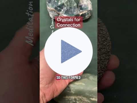 Crystals for Connection, Meditation (#CrystalConcentrics #PortalCrystalGallery)