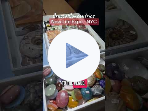 NYC New Life Expo setup (#crystalconcentrics #newlife #expo #nyc)