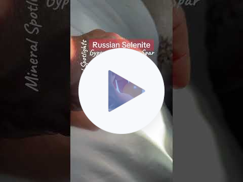 Russian Selenite sphere (#crystalconcentrics #crystalball #selenite)