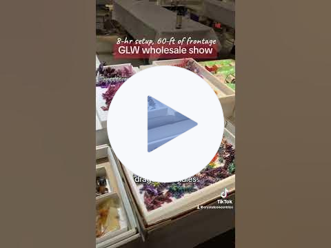 GLW Wholesale Gem Show Setup, Crystal Concentrics