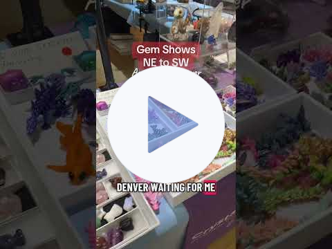 Gem Show previews: Augusta, Maine & Denver '25 (#crystalconcentrics #gemshow)