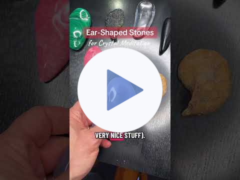 Ear-Shaped STONES (#crystalconcentrics #crystals)