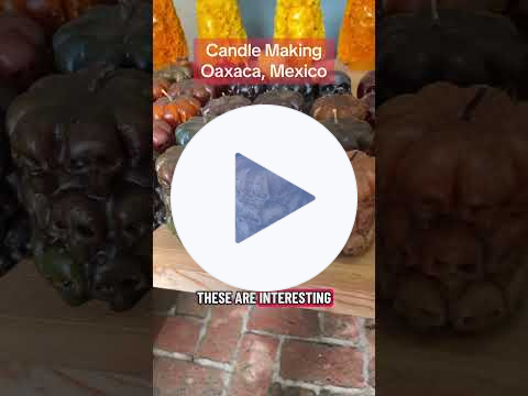 Beeswax Candles in Oaxaca, Mexico (#candles #crystalconcentrics)