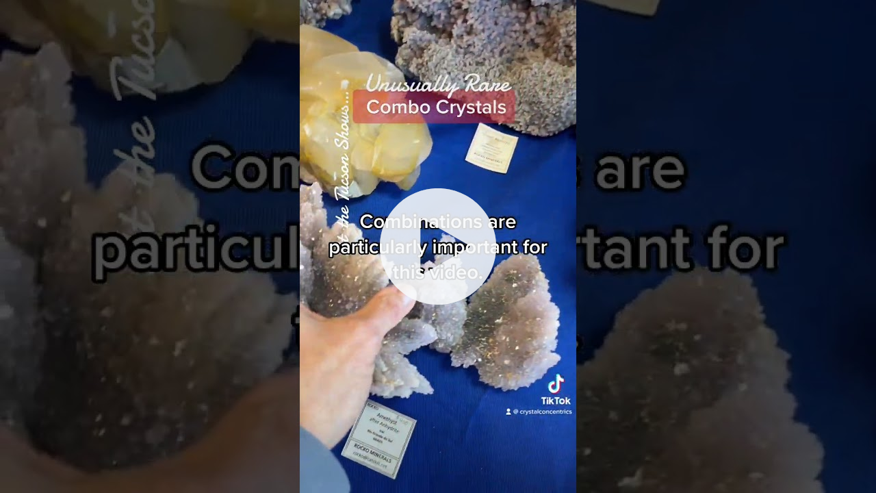 Tucson Gem Show Finds: unexpected Crystal Combos