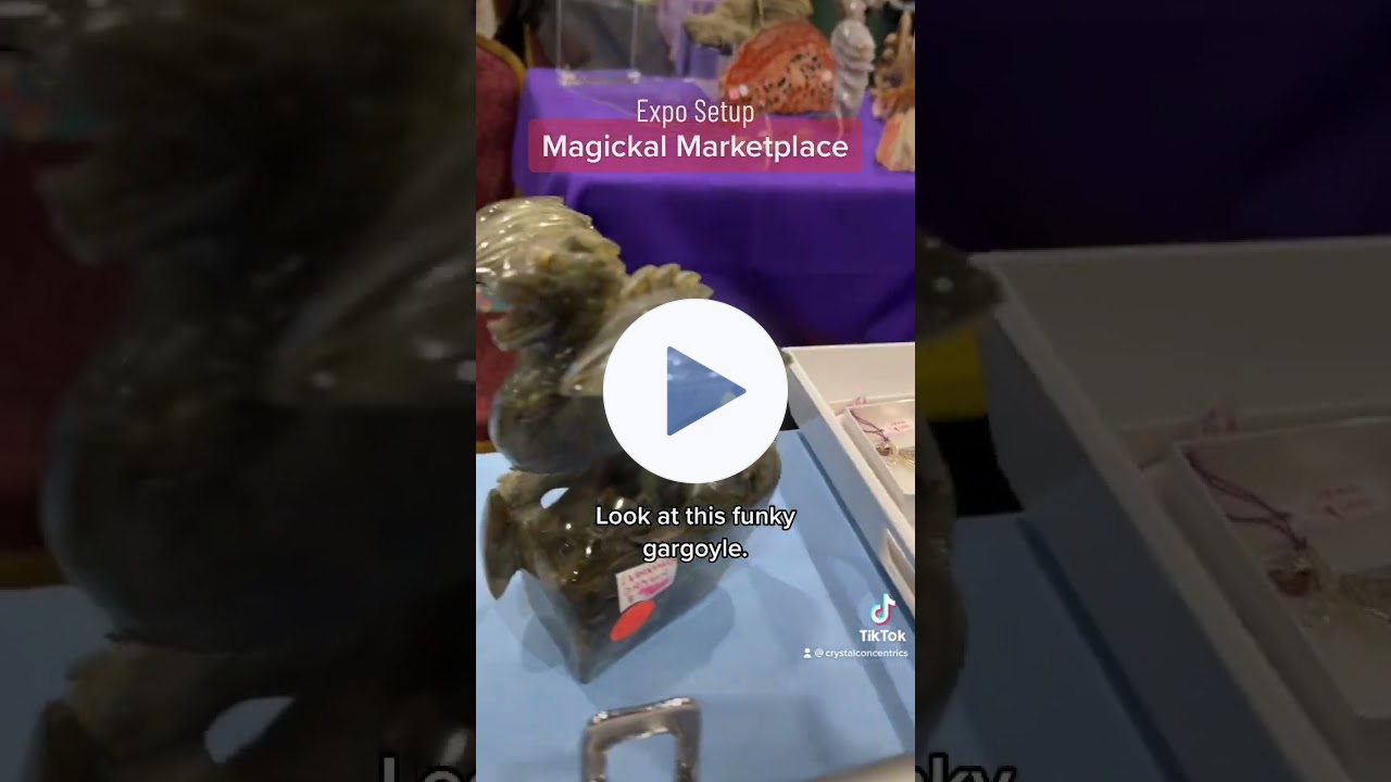 Magickal '23 - metaphysical EXPO setup (CrystalConcentrics)