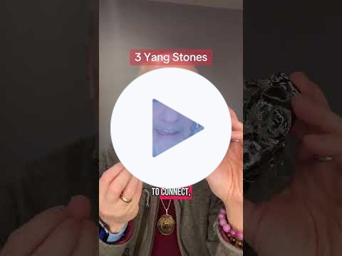 3 Yang Energy Stones: Hematite, Petrified Wood, Sugilite (#crystalconcentrics #metaphysical)