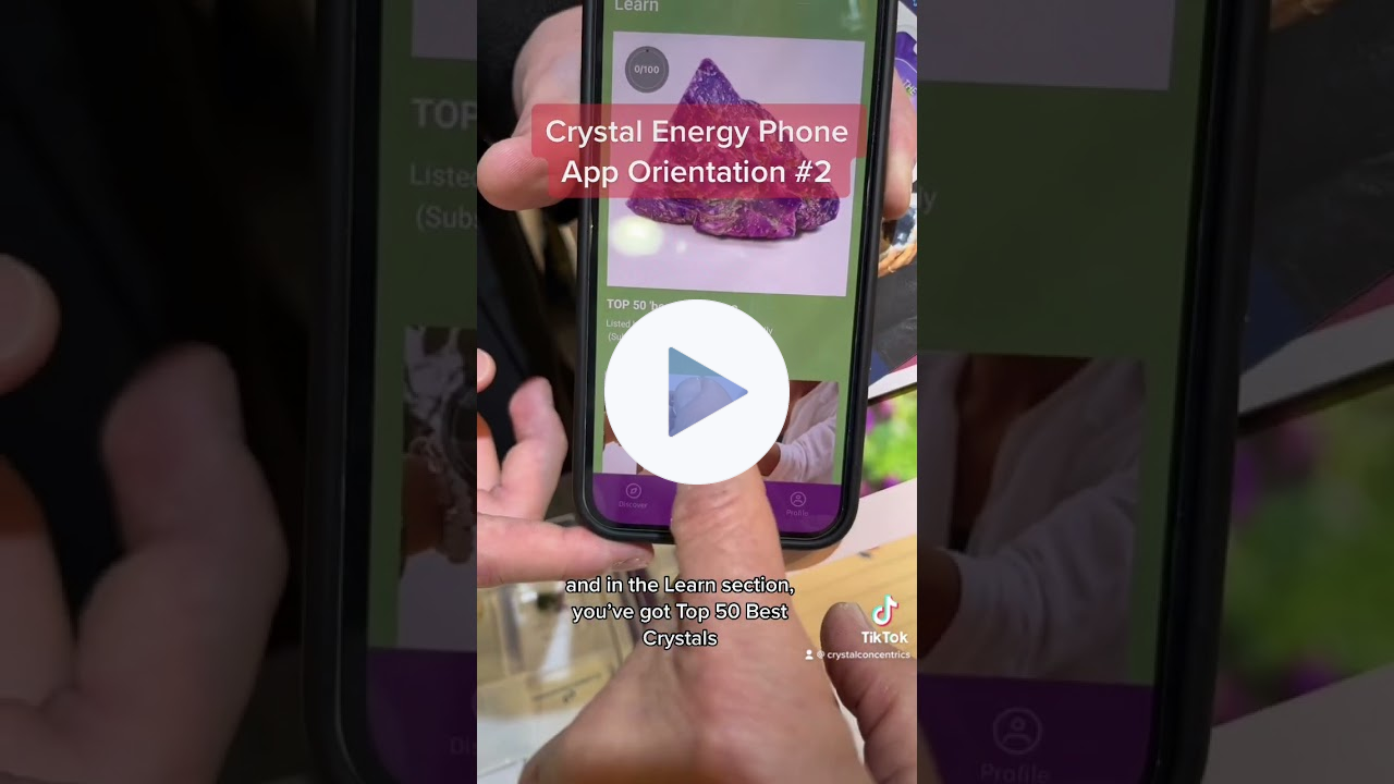 Crystal Energy App (opening & navigating)