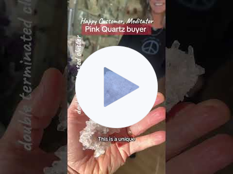 Pink Quartz buyer (and meditator!), Portal Crystal Gallery (#happycustomer #crystalconcentrics)