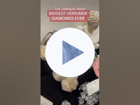 biggest HERKIMER Diamonds (world record holders), meet the miner!