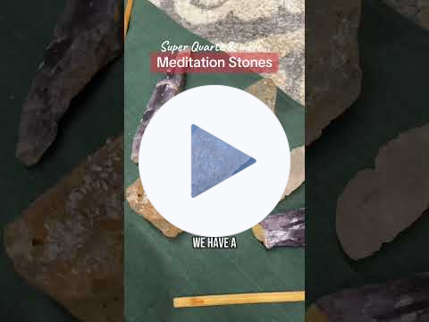 Crystal Meditation Stones (#crystalconcentrics #meditation #crystals)