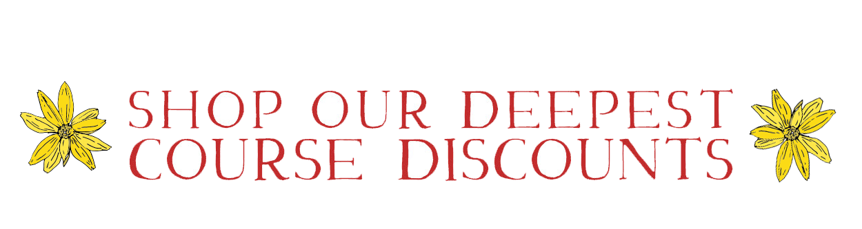 Deepest course discounts end Sunday!